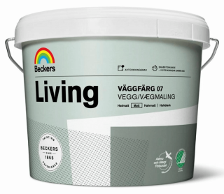 Beckers Living Vaggfarg 07 / Беккерс Ливинг Ваггфарг матовая краска для стен и потолков