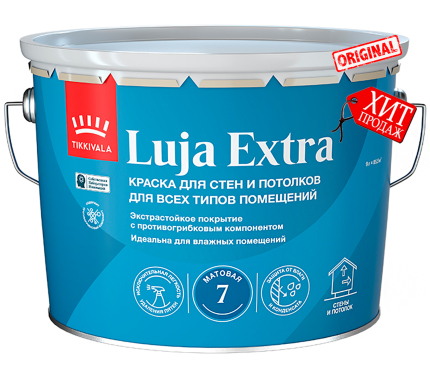 Tikkurila Luja Extra 7 / Тиккурила Луя Экстра 7 водостойкая краска