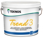 Teknos Trend 3 / Текнос Тренд Матовая грунтовочная краска для стен и потолков