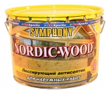 Symphony Nordic Wood / Симфония Нордик Вуд лессирующий антисептик для дерева